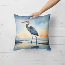 Load image into Gallery viewer, Blue Heron Barely Lit Sky Throw Pillow