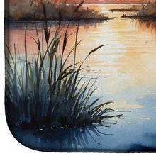 Load image into Gallery viewer, Blue Heron Setting Sun Dish Drying Mat