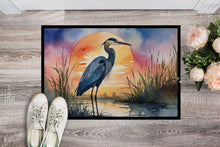 Load image into Gallery viewer, Blue Heron Setting Sun Doormat-24x36 Indoor / Outdoor Rug | Made in USA