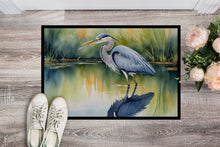 Load image into Gallery viewer, Blue Heron Stalking Prey Doormat-24x36 Indoor / Outdoor Rug | Made in USA