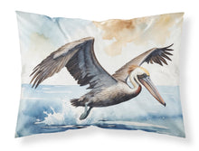 Load image into Gallery viewer, Pelican Diving Standard Pillowcase – Artistic Decorative Front, White Back