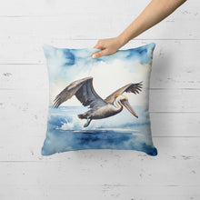 Load image into Gallery viewer, Pelican Diving Throw Pillow