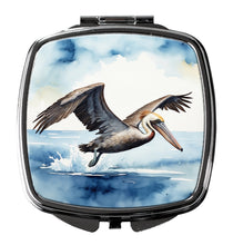 Load image into Gallery viewer, Pelican Diving Compact Mirror – Stylish Purse Mirror with Artistic Covers