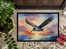 Load image into Gallery viewer, Pelican Fyling at Sunrise Doormat - 18X27 Indoor / Outdoor Rug | Made in USA
