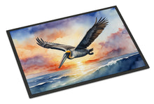 Load image into Gallery viewer, Pelican Fyling at Sunrise Doormat - 18X27 Indoor / Outdoor Rug | Made in USA