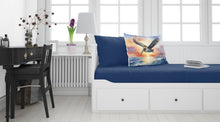 Load image into Gallery viewer, Pelican Fyling at Sunrise Standard Pillowcase – Artistic Decorative Front, White Back