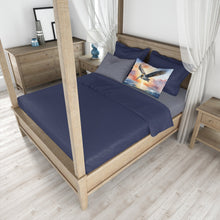 Load image into Gallery viewer, Pelican Fyling at Sunrise Standard Pillowcase – Artistic Decorative Front, White Back