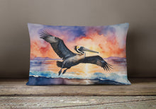 Load image into Gallery viewer, Pelican Fiery Sunset Throw Pillow