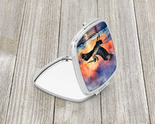 Load image into Gallery viewer, Pelican Fiery Sunset Compact Mirror – Stylish Purse Mirror with Artistic Covers