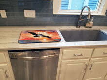 Load image into Gallery viewer, Pelican Fiery Sunset Dish Drying Mat