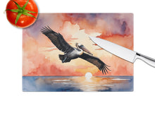 Load image into Gallery viewer, Pelican Fiery Sunset Glass Cutting Boards – Durable, Decorative Kitchen Art