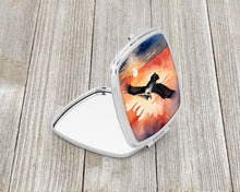 Load image into Gallery viewer, Pelican Fiery Sunset Compact Mirror – Stylish Purse Mirror with Artistic Covers