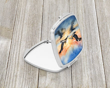 Load image into Gallery viewer, Pelicans Flying Compact Mirror – Stylish Purse Mirror with Artistic Covers
