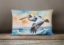 Load image into Gallery viewer, Pelican Soaring Throw Pillow