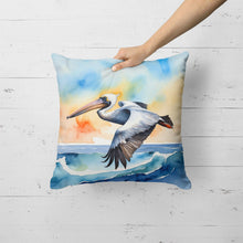 Load image into Gallery viewer, Pelican Soaring Throw Pillow