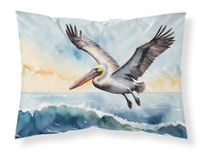 Load image into Gallery viewer, Pelican Soaring Standard Pillowcase – Artistic Decorative Front, White Back