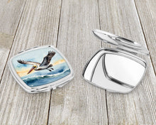 Load image into Gallery viewer, Pelican Soaring Compact Mirror – Stylish Purse Mirror with Artistic Covers
