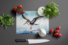 Load image into Gallery viewer, Black Skimmer Glass Cutting Boards – Durable, Decorative Kitchen Art
