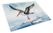 Load image into Gallery viewer, Black Skimmer Glass Cutting Boards – Durable, Decorative Kitchen Art