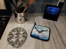 Load image into Gallery viewer, Black Skimmer Pot Holders - Set of 2 Decorative Kitchen Helpers | Made in the USA