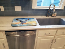 Load image into Gallery viewer, Gull Flying Low Dish Drying Mat
