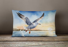 Load image into Gallery viewer, Gull Flying Low Throw Pillow