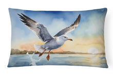 Load image into Gallery viewer, Gull Flying Low Throw Pillow