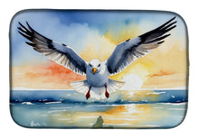 Load image into Gallery viewer, Gull Flying Low Dish Drying Mat