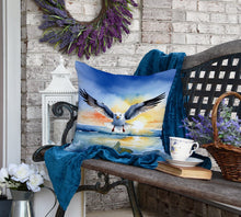 Load image into Gallery viewer, Gull Flying Low Throw Pillow