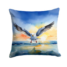 Load image into Gallery viewer, Gull Flying Low Throw Pillow