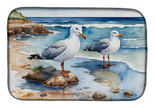 Load image into Gallery viewer, Gulls Scavenging Dish Drying Mat