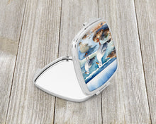 Load image into Gallery viewer, Gulls Scavenging Compact Mirror – Stylish Purse Mirror with Artistic Covers