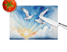 Load image into Gallery viewer, Gulls Soaring High Glass Cutting Boards – Durable, Decorative Kitchen Art