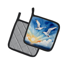 Load image into Gallery viewer, Gulls Soaring High Pot Holders - Set of 2 Decorative Kitchen Helpers | Made in the USA