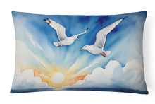 Load image into Gallery viewer, Gulls Soaring High Throw Pillow