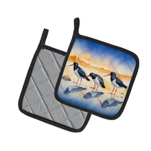 Load image into Gallery viewer, Oystercatchers Foraging Pot Holders - Set of 2 Decorative Kitchen Helpers | Made in the USA
