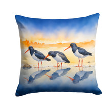 Load image into Gallery viewer, Oystercatchers Foraging Throw Pillow