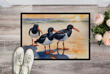 Load image into Gallery viewer, Oystercatchers Foraging Doormat - 18X27 Indoor / Outdoor Rug | Made in USA