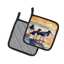 Load image into Gallery viewer, Oystercatchers Foraging Pot Holders - Set of 2 Decorative Kitchen Helpers | Made in the USA