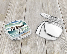 Load image into Gallery viewer, Sanderling Racing the Tide Compact Mirror – Stylish Purse Mirror with Artistic Covers