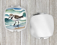 Load image into Gallery viewer, Sanderling Racing the Tide Compact Mirror – Stylish Purse Mirror with Artistic Covers