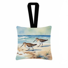 Load image into Gallery viewer, Sandpipers Hunting Hanging Square Fabric Ornament 3.5 × 3.5