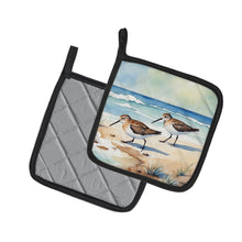 Load image into Gallery viewer, Sandpipers Hunting Pot Holders - Set of 2 Decorative Kitchen Helpers | Made in the USA