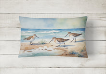 Load image into Gallery viewer, Sandpipers Hunting Throw Pillow