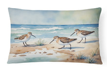 Load image into Gallery viewer, Sandpipers Hunting Throw Pillow