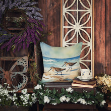 Load image into Gallery viewer, Sandpipers Hunting Throw Pillow