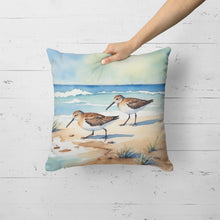 Load image into Gallery viewer, Sandpipers Hunting Throw Pillow