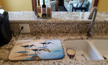 Load image into Gallery viewer, Sandpipers Dish Drying Mat