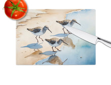 Load image into Gallery viewer, Sandpipers Glass Cutting Boards – Durable, Decorative Kitchen Art