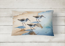 Load image into Gallery viewer, Sandpipers Throw Pillow